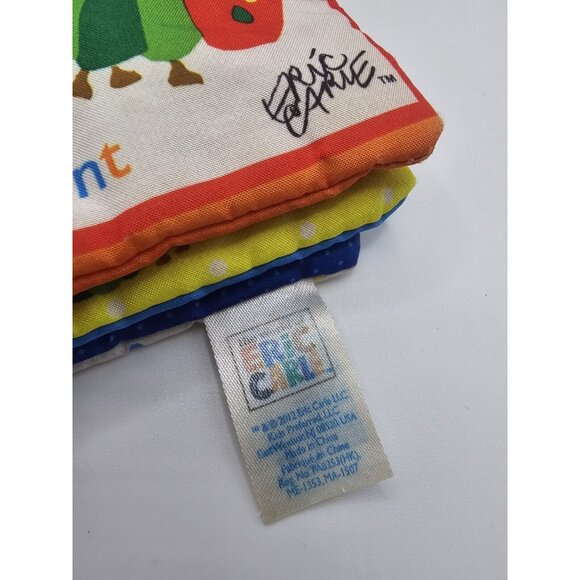 Eric Carle The Very Hungry Caterpillar Lets Count Crinkle Squeaker Teether Book - Picture 5 of 8